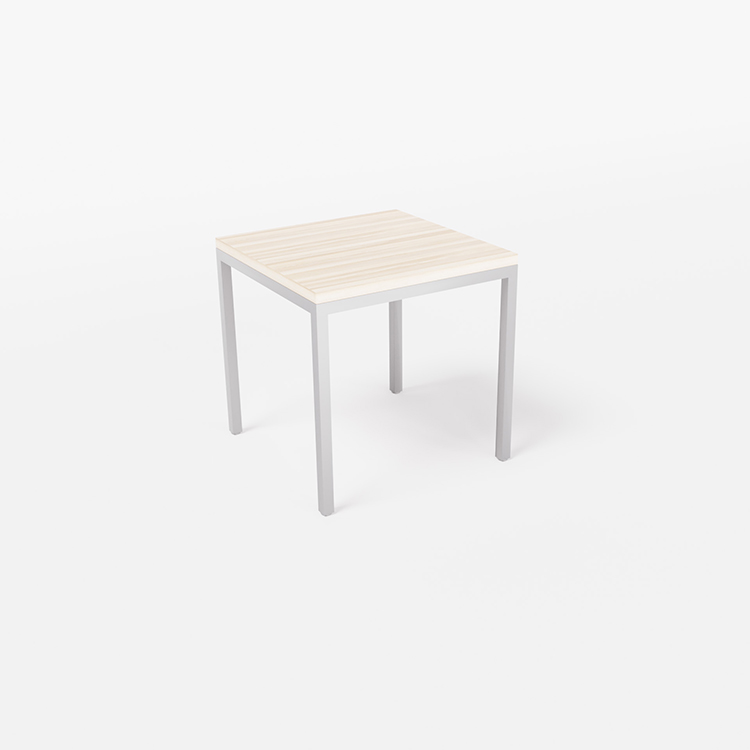 20in W x 20in D x 20in H Metal Leg End Table by WFB Designs